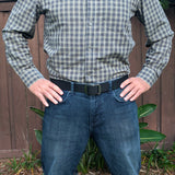 Battler Black Nylon Elastic Belt with Metal Buckle - Model