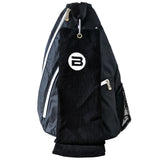 BESTA Black Pickleball Hand Towel on Bag