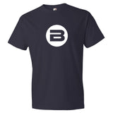 BESTA Circle B Logo Tee in Navy Blue