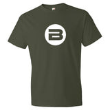 BESTA Circle B Logo Tee in Olive Drab