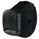 1.25" Betta Belt - Narrow Black Eastic Belt - Rolled