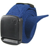 1.25" Betta Belt - Narrow Blue Eastic Belt - Rolled