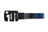 Narrow Blue Nylon Web Belt - Hanger