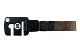Narrow Black Nylon Web Belt - Hanger