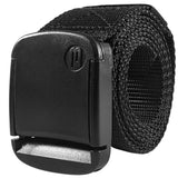 1.5" Wide Black Nylon Web Belt - Rolled