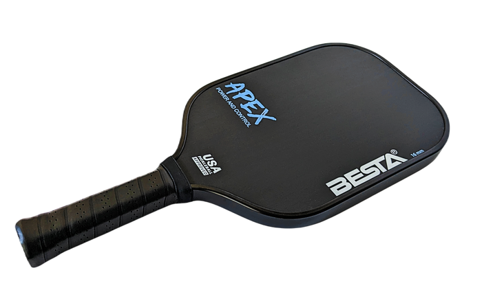 Raw Carbon Fiber Pickleball Paddle | Thermoformed Unibody Raw Carbon Fiber Pickleball Paddle | Thermoformed Unibody