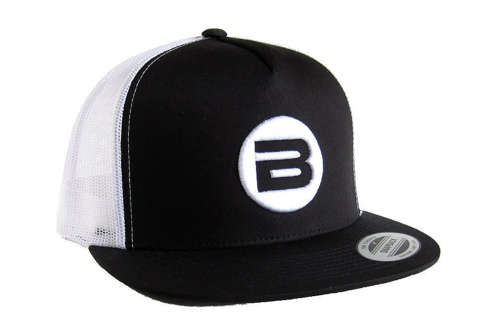 Snapback Hat Black UD Symbol (3D Puff)