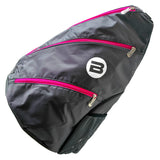 BESTA Pickleball Sling Bag - Gray & Pink - Front