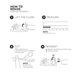 Instructions for Trimming Ratchet Belt Strap