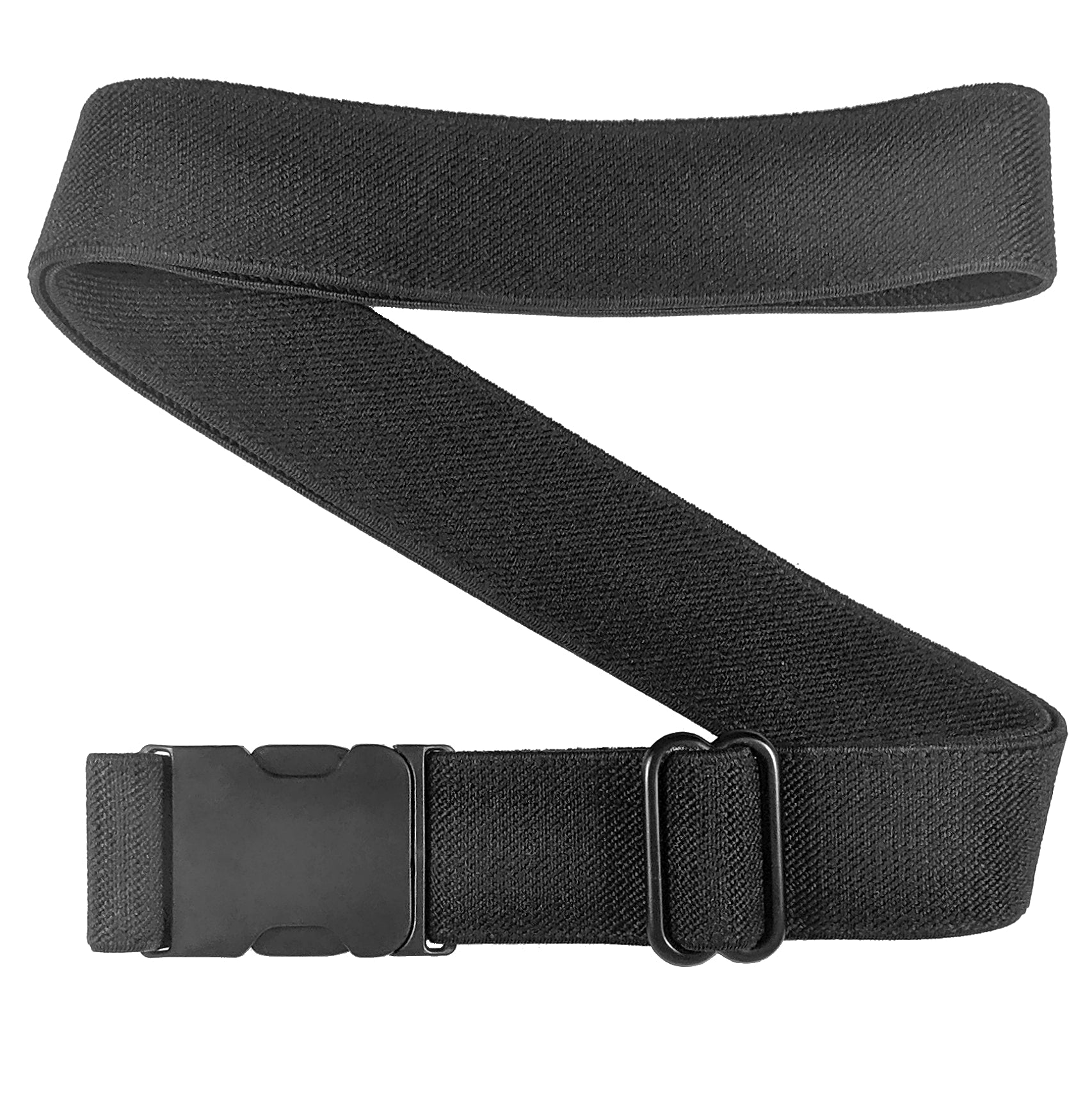 Side Release Stretch Belt for Men & Women | Flat Buckle