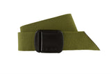 1.5" Betta Belt - Wide Green Eastic Belt - Front